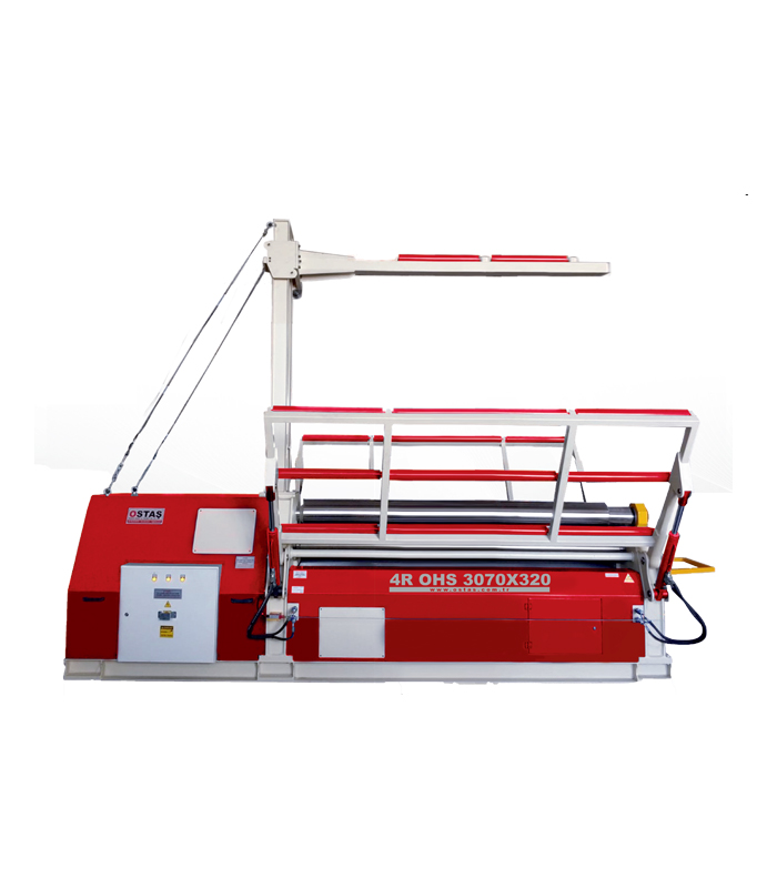 Ostaş 4R OHS 3070x320 4 Toplu Hidrolik Silindir Makinesi